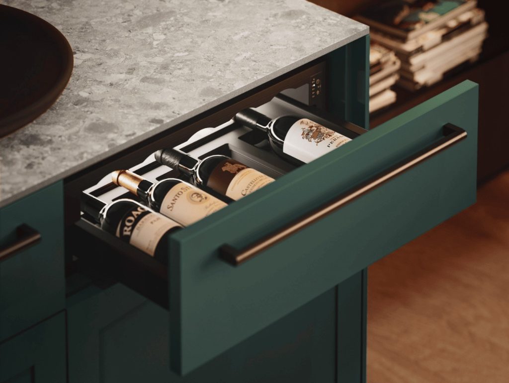Cajón auxiliar de cocina para utensilios